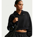 NIKE Women's Oversized Cropped Polo Studio Fleece Medium Weight på