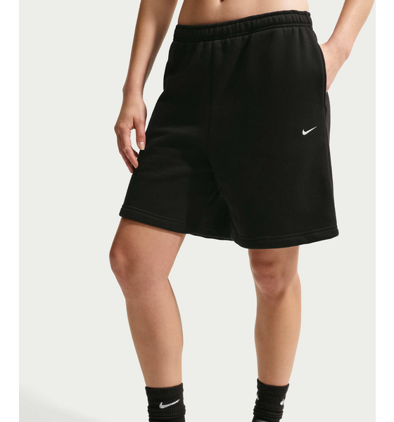NIKE Women's Oversized High-rise Shorts Studio Fleece Medium Weight på