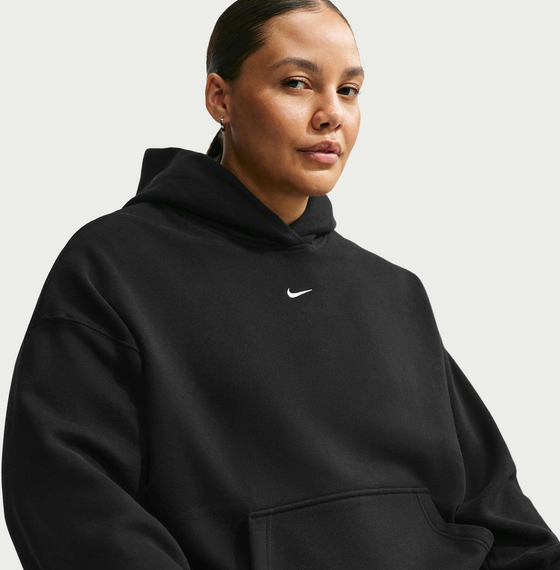NIKE Women's Oversized Pullover Hoodie Studio Fleece Medium Weight på