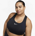 NIKE Women's Padded Sports Bra (plus Size) Swoosh Medium Support på