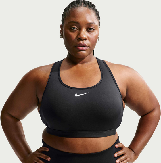 NIKE Women's Padded Sports Bra (plus Size) Swoosh Medium Support på
