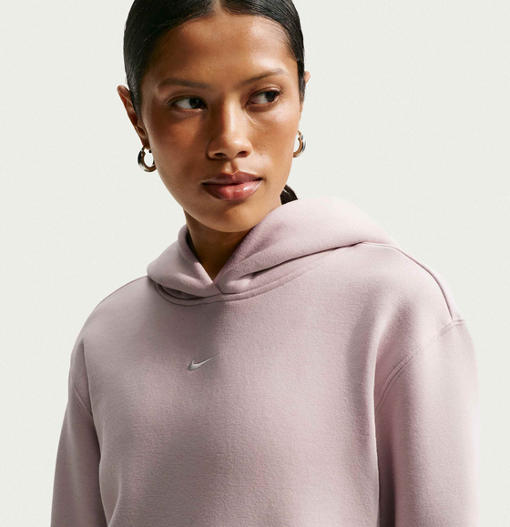 NIKE Women's Pullover Hoodie Studio Fleece Medium Weight på