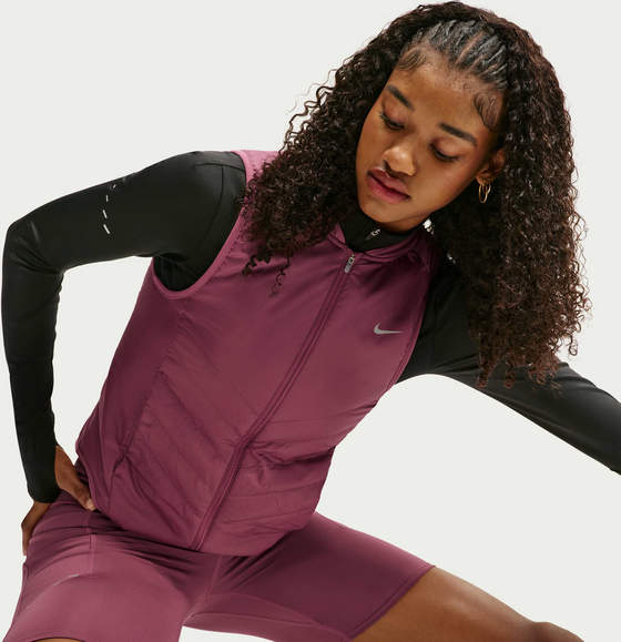 NIKE Women's Repel Warm Running Vest Tempo på