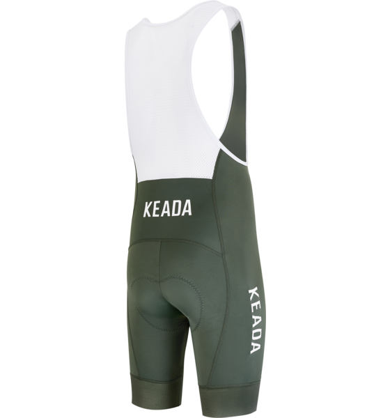 KEADA SPORTS Womens Essential Cycling Bib Shorts - Olive på