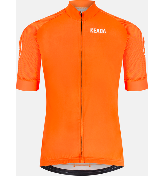 KEADA SPORTS Womens Essential Short Sleeved Cycling Jersey - Orange på