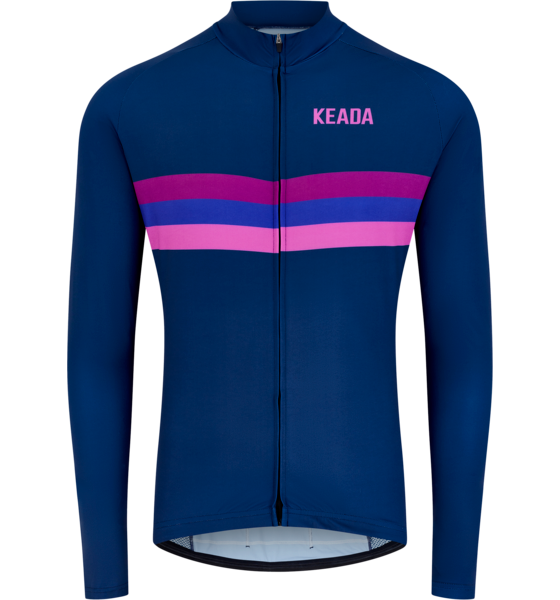 KEADA SPORTS Womens Long Sleeved Cycling Jersey - Sunset på