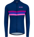 KEADA SPORTS Womens Long Sleeved Cycling Jersey - Sunset på