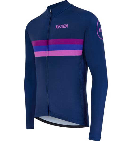 KEADA SPORTS Womens Long Sleeved Cycling Jersey - Sunset på
