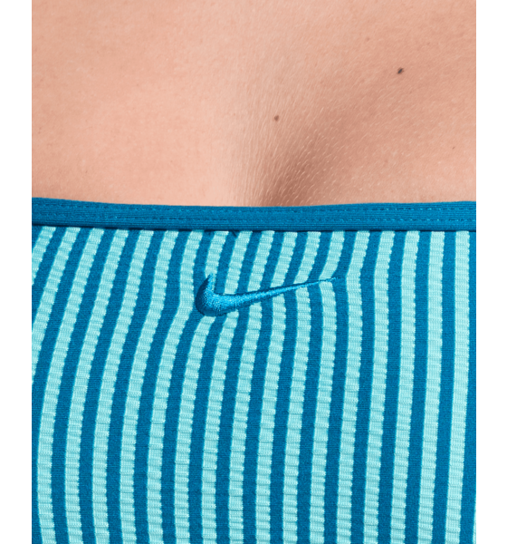 NIKE Womens Ripple Texture Square Neck Bikini Top på
