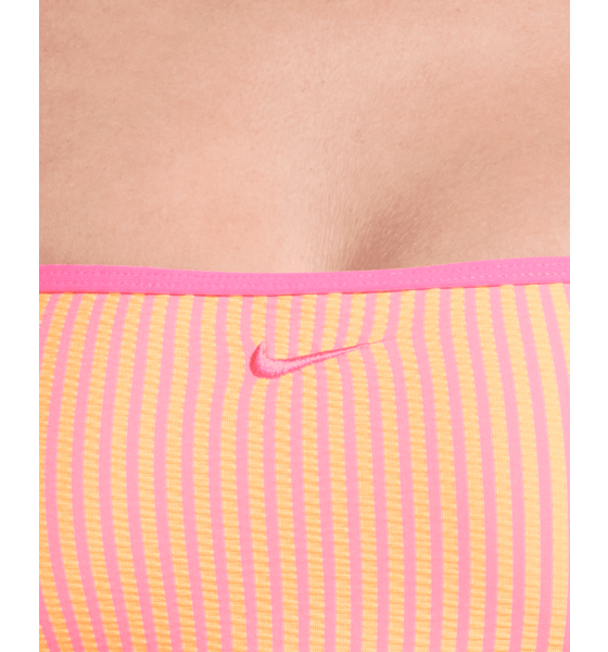 NIKE Womens Ripple Texture Square Neck Bikini Top på