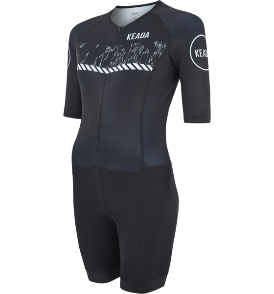 KEADA SPORTS Womens Sleeved Trisuit - Signal Two på