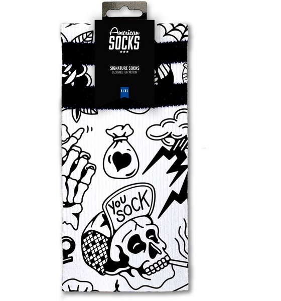 AMERICAN SOCKS Worth It - Mid High på