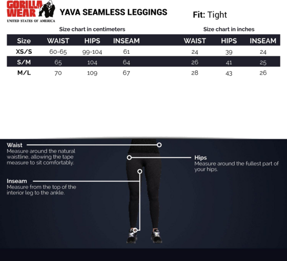 GORILLA WEAR Yava Seamless Leggings på