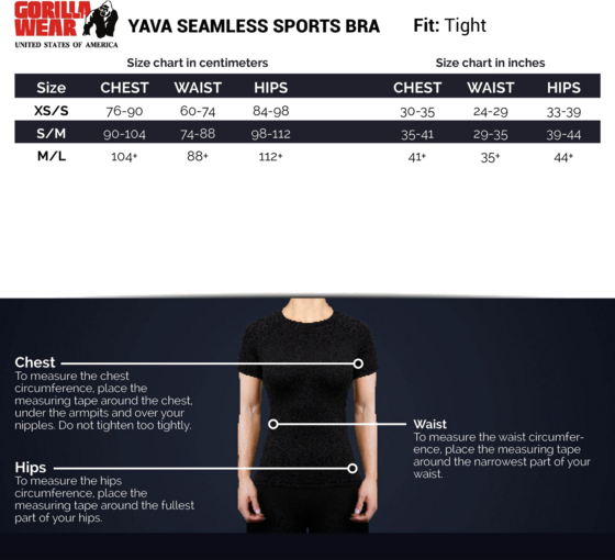 GORILLA WEAR Yava Seamless Sport Bra på