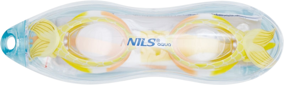 NORTHIX Yellow Junior Mermaid Swimming Goggles, Anti-fog Lens på