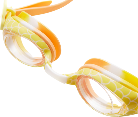 NORTHIX Yellow Junior Mermaid Swimming Goggles, Anti-fog Lens på