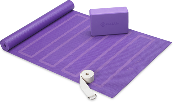 GAIAM Yoga Beginners Kit Purple på