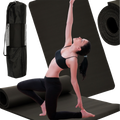 B2X Yoga Exercise Mat Thick 185x80x1.5 Cm Black på