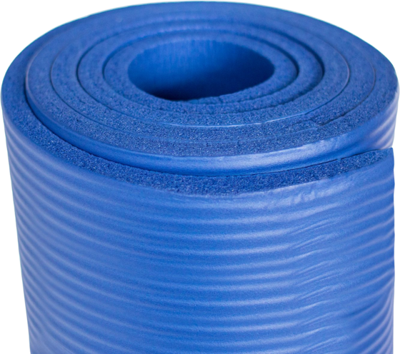 NORTHIX Yoga Mat, Non-slip, 6mm Thick, Blue på