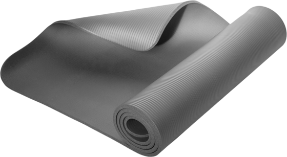 NORTHIX Yoga Mat, Non-slip, Gray, 6mm Thickness på