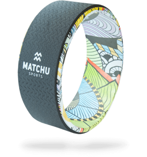 MATCHU SPORTS Yoga Wheel Art - Halkskydd på