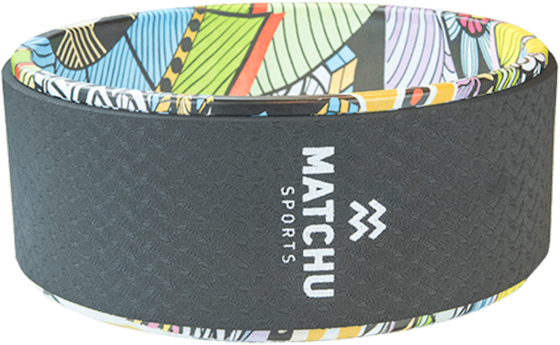 MATCHU SPORTS Yoga Wheel Art - Halkskydd på