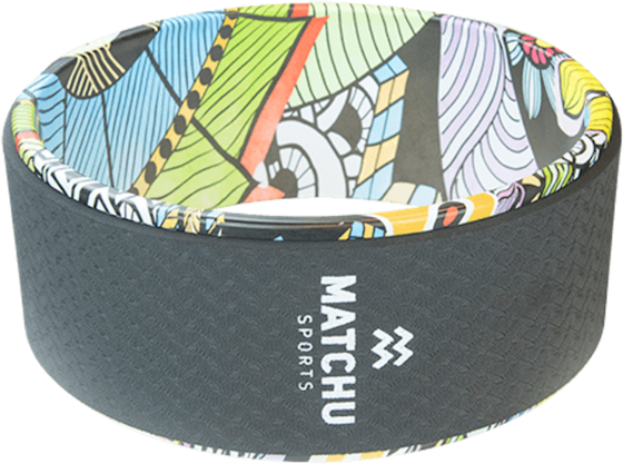 MATCHU SPORTS Yoga Wheel Art - Halkskydd på