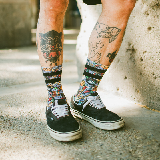 AMERICAN SOCKS Yummies- Mid High på
