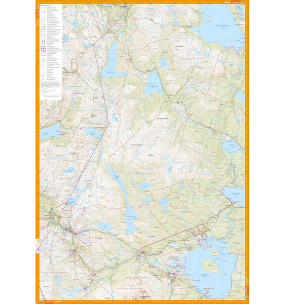 CALAZO Årefjällen Storlien 1:50.000 på