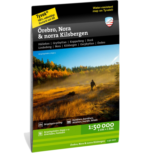 CALAZO Örebro, Nora Norra Kilsbergen 1:50.000 på
