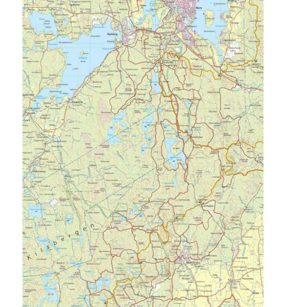 CALAZO Örebro, Nora Norra Kilsbergen 1:50.000 på