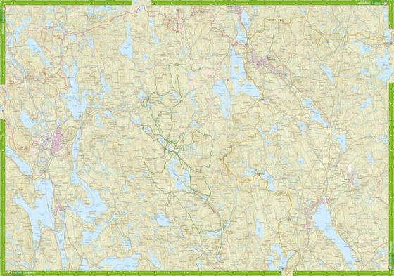 CALAZO Örebro, Nora Norra Kilsbergen 1:50.000 på