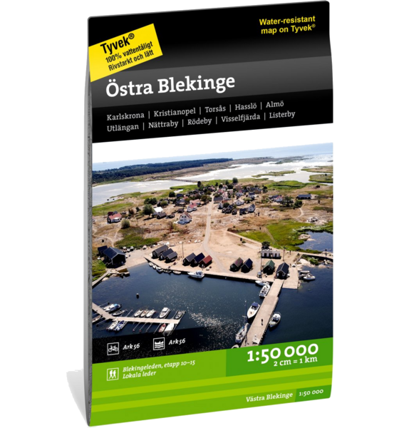 CALAZO Östra Blekinge 1:50 000 på