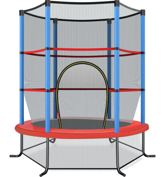 NORTHIX Ø140cm Garden Trampoline With Safety Net Trampoline Can Hold Up To 135 Kg For Children Aged 3 And Ov på