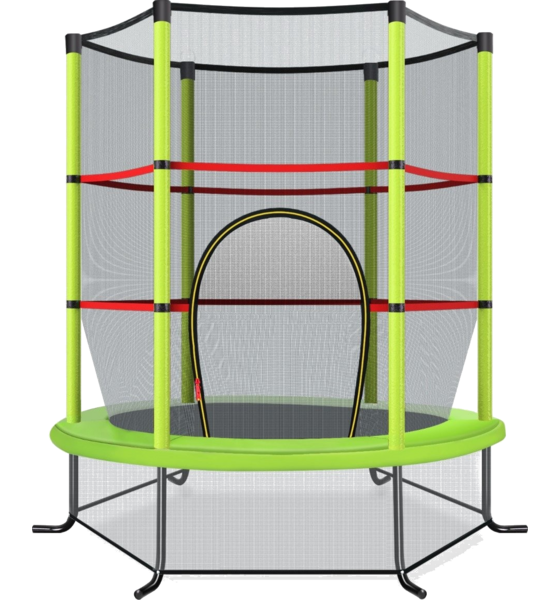 NORTHIX Ø140cm Garden Trampoline With Safety Net Trampoline Can Hold Up To 135kg For Children Aged 3 And Ove på