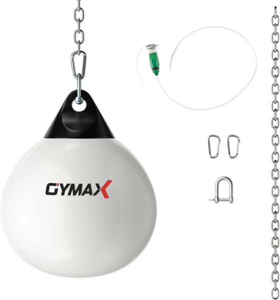 NORTHIX Ø45 Cm Water Punching Bag 50 Kg Boxing Punching Bag With Adjustable Metal Chain White på