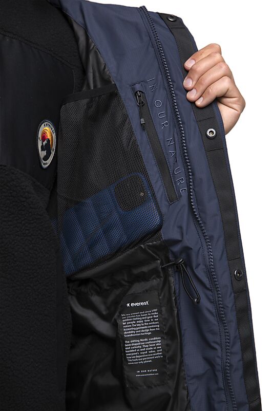 EVEREST Arctic Parka, vadderad parkasjacka, unisex på