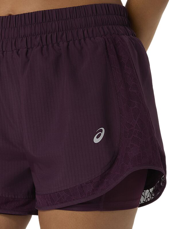 ASICS W NAGINO RUN ADJUSTABLE 4IN SHORT på