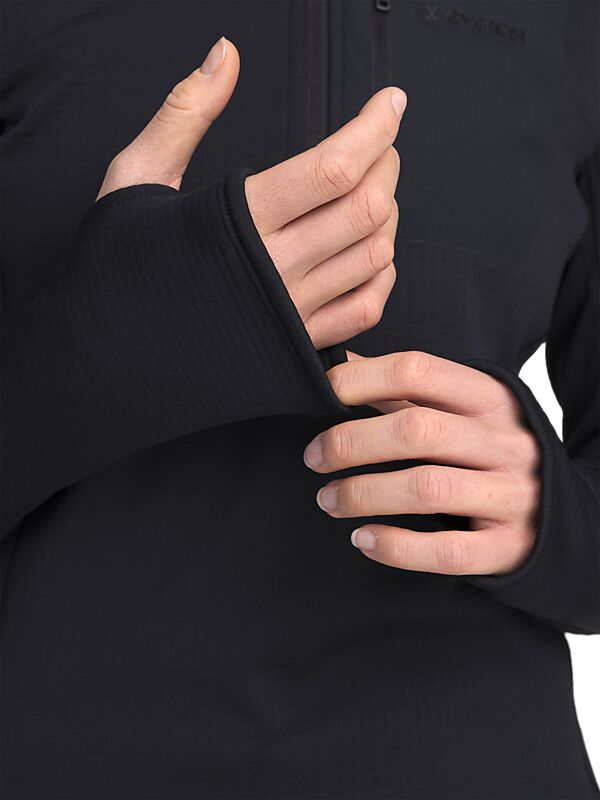 EVEREST Structured Quarter Zip, funktionströja, dam på