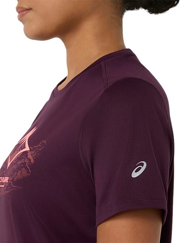 ASICS W FUJUTRAIL LOGO SS TOP på
