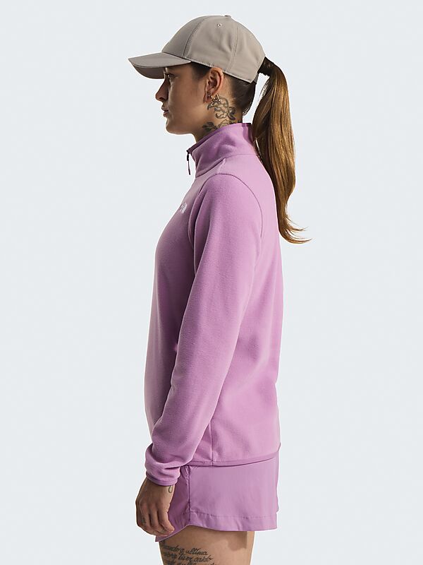 THE NORTH FACE W Glacier Fleece 1/4 Zip Jacket på