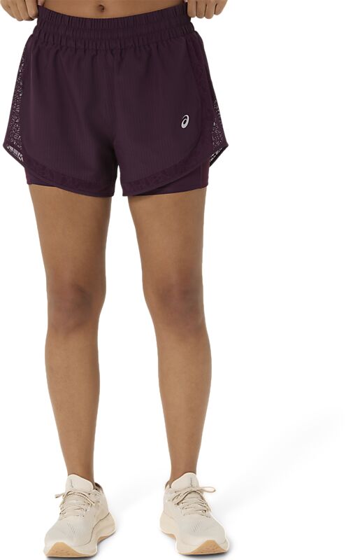 ASICS W NAGINO RUN ADJUSTABLE 4IN SHORT på