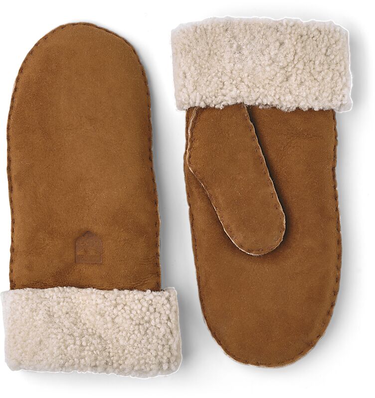HESTRA W Sheepskin Mitt på