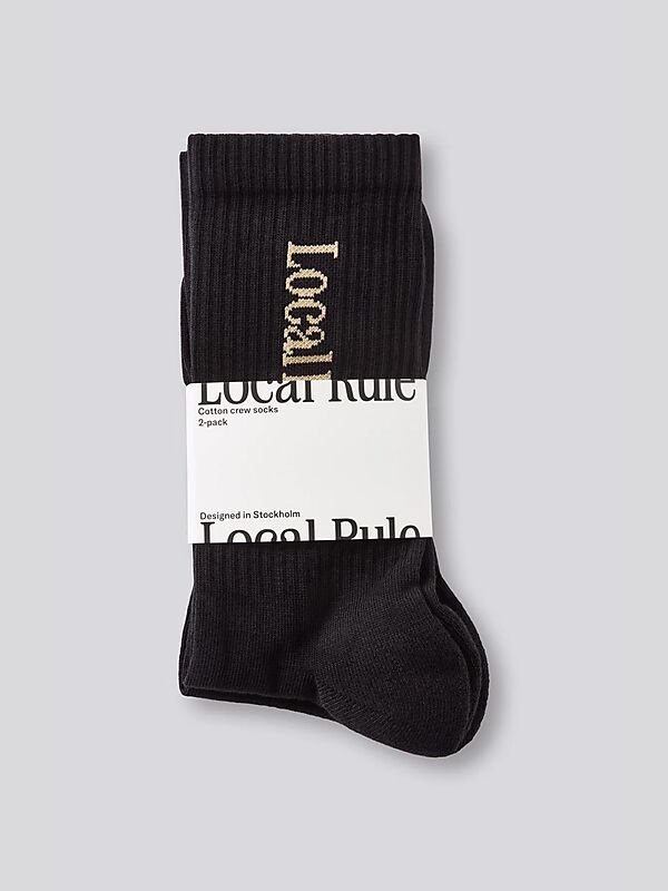 LOCAL RULE LR CREW SOCKS 2-PACK på