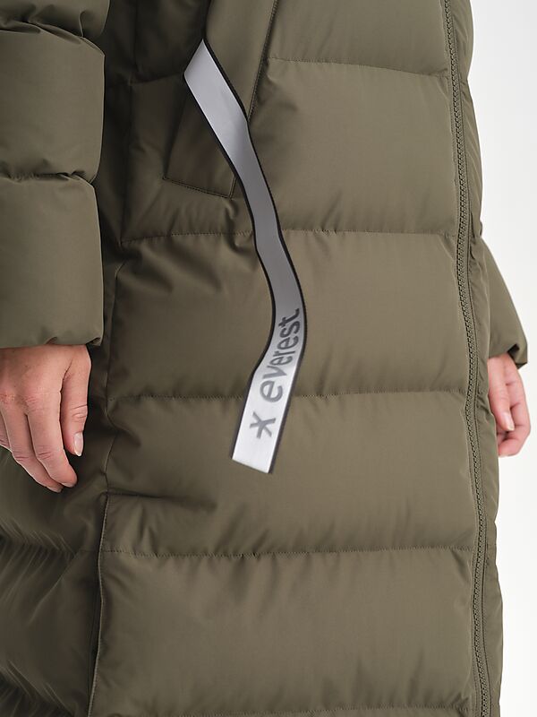 EVEREST Juneau Coat, lång vinterjacka, dam på