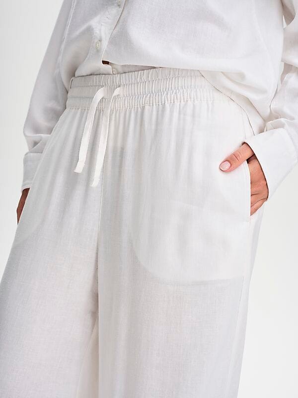 RACE MARINE W SEA SIDE LINEN PANT på