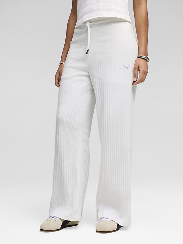 PUMA W COMFORT HIGH-WAIST WIDE LEG PANTS på