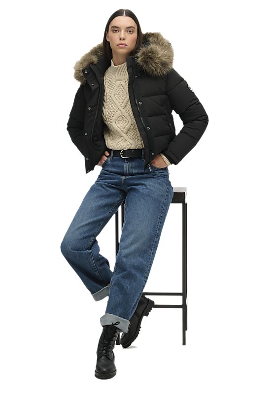SUPERDRY W Hood Bomber Jkt på