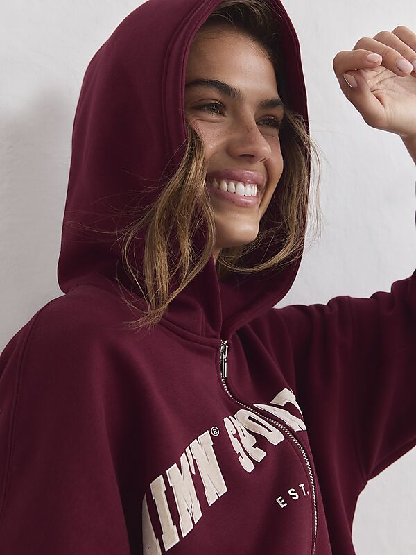 AIM´N W VARSITY SWEAT ZIP HOOD på