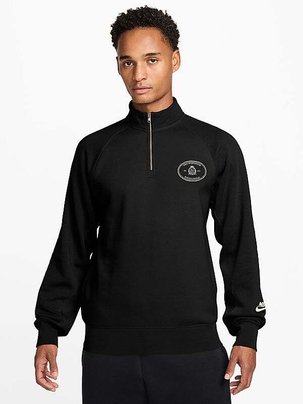 NIKE Men's 1/2-zip Fleece Top Club på